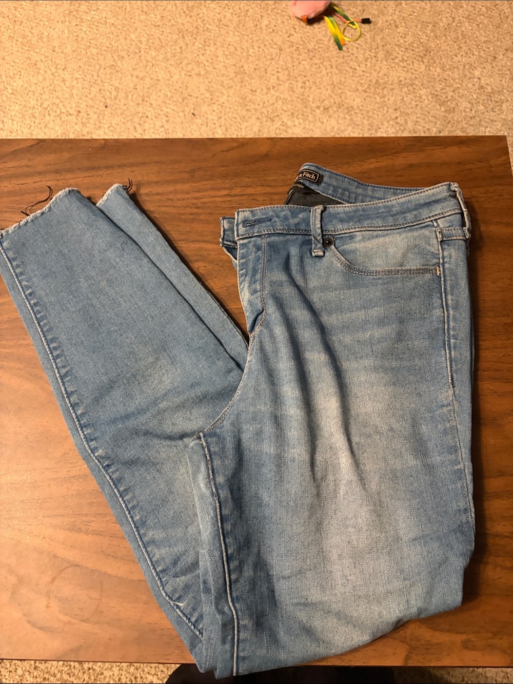 Abercrombie & Fitch Light Blue Skinny Jeans